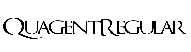QuagentRegular  font caratteri gratis
