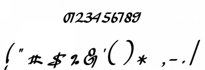 Quagralle Font OTHER CHARS