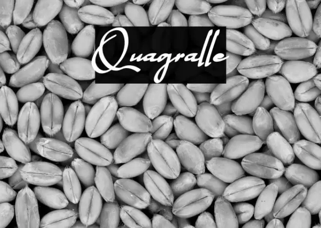 Quagralle Font examples
