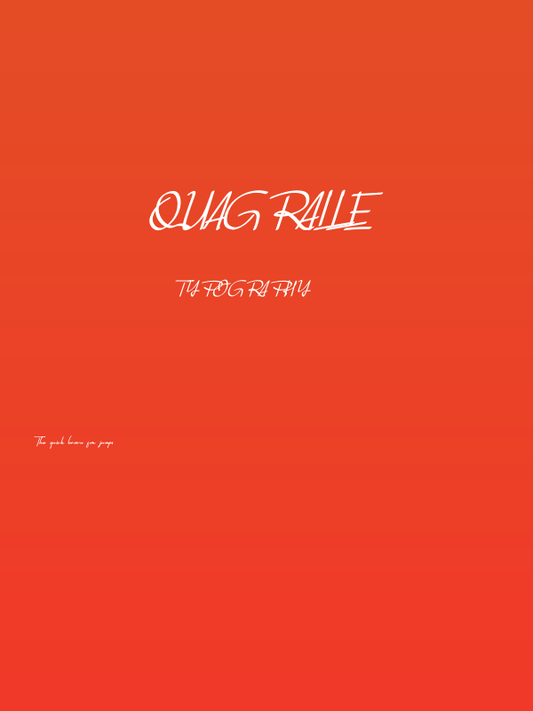 Quagralle Poster