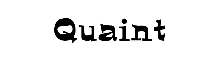Quaint  font caratteri gratis