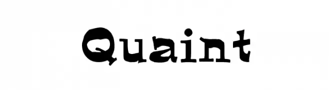 Quaint  नि: शुल्क फ़ॉन्ट्स डाउनलोड