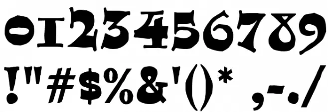 Quaint Font OTHER CHARS