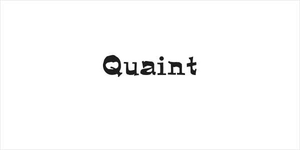 Quaint Logo