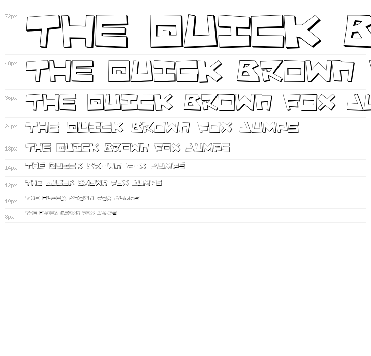 Quake & Shake 3D Waterfall