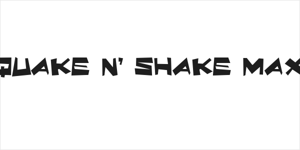 Quake & Shake Max Logo