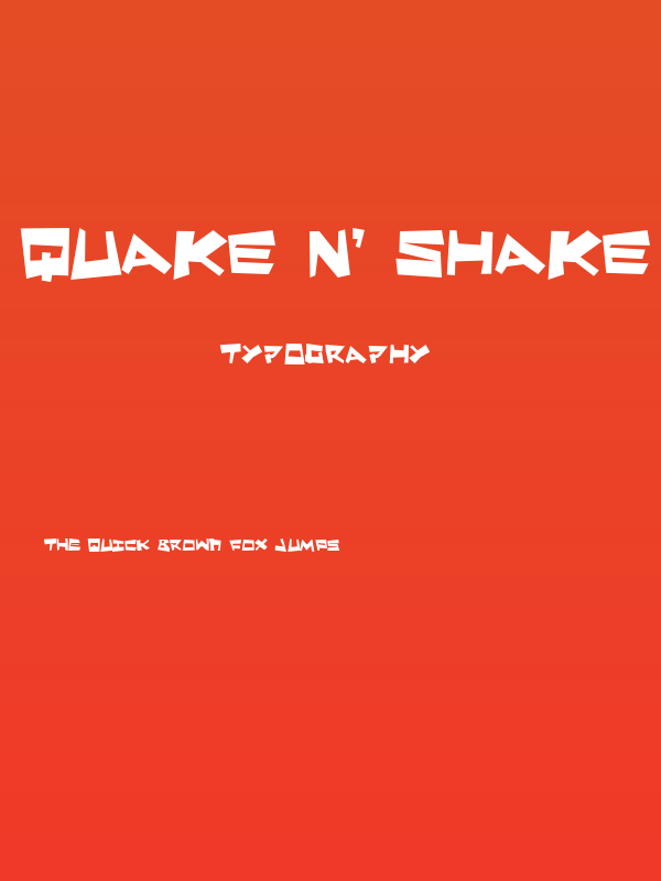 Quake & Shake Max Poster