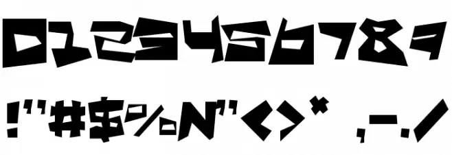 Quake & Shake SuperMax Font OTHER CHARS