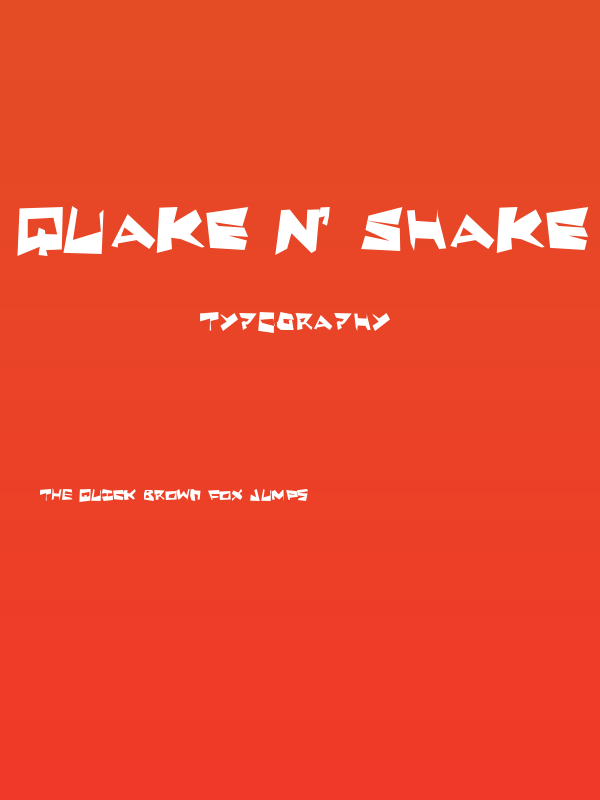 Quake & Shake SuperMax Poster