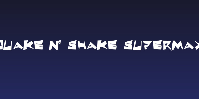 Quake & Shake SuperMax Social Header