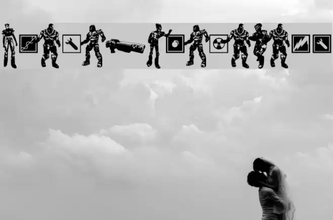 Quake3ArenaBats Font examples