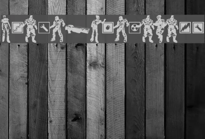 Quake3ArenaBats Font examples