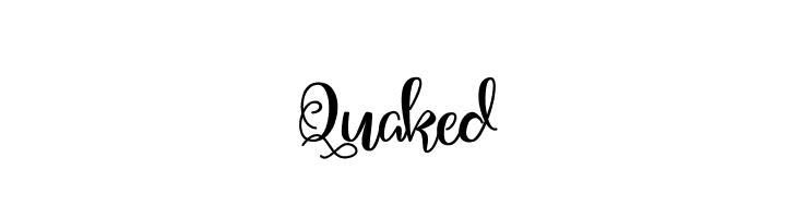 Quaked  नि: शुल्क फ़ॉन्ट्स डाउनलोड