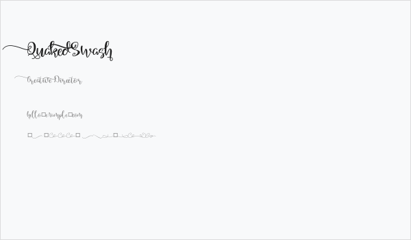 QuakedSwash Business Card