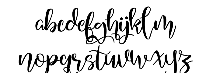 QuakedSwash Font LOWERCASE