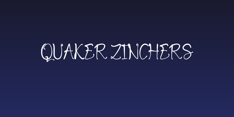 Quaker Zinchers Social Header