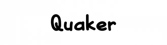 Quaker Fonte