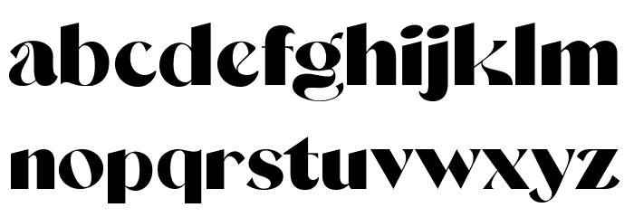 QuakerFREE Font LOWERCASE