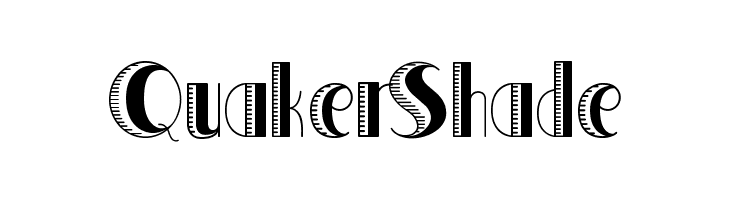 QuakerShade  नि: शुल्क फ़ॉन्ट्स डाउनलोड