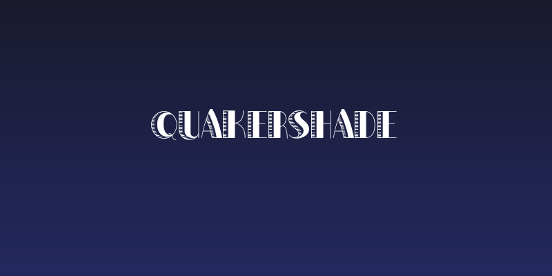 QuakerShade Social Header