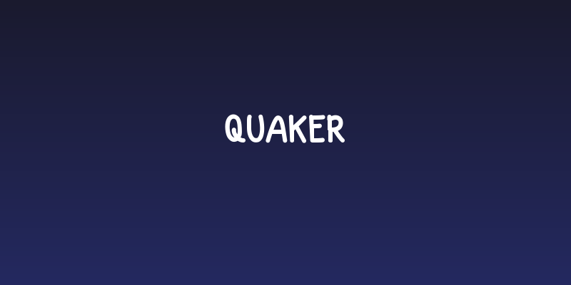 Quaker Social Header