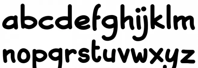 Quaker Fonte MINÚSCULAS