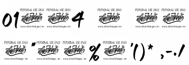 Quakerhack Font OTHER CHARS