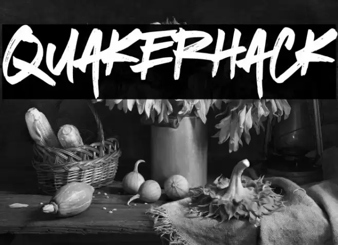 Quakerhack Font examples