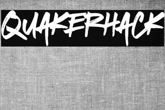 Quakerhack Font examples