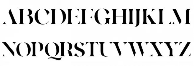 Quakiez-Display Font Litere mari