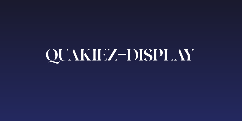 Quakiez-Display Social Header