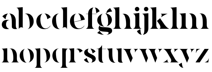 Quakiez-Display Font LOWERCASE