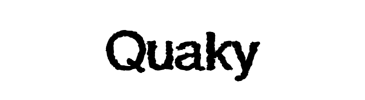 Quaky Font