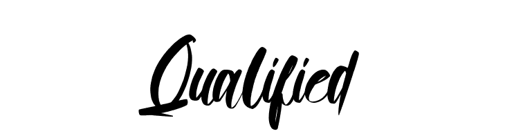 Qualified  Frei Schriftart Herunterladen