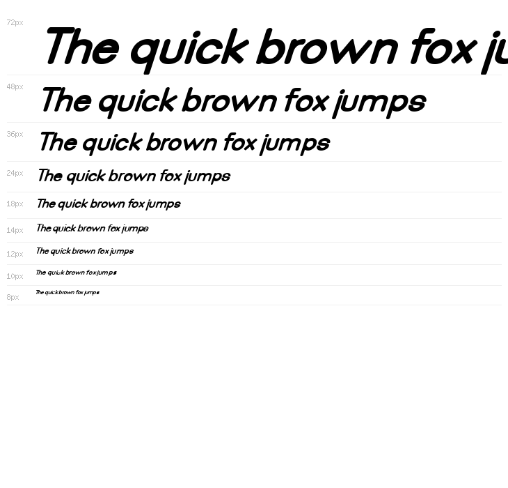 Qualio black italic Waterfall