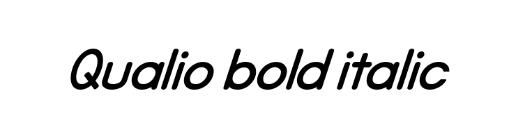 Qualio bold italic  Descarca Fonturi Gratis