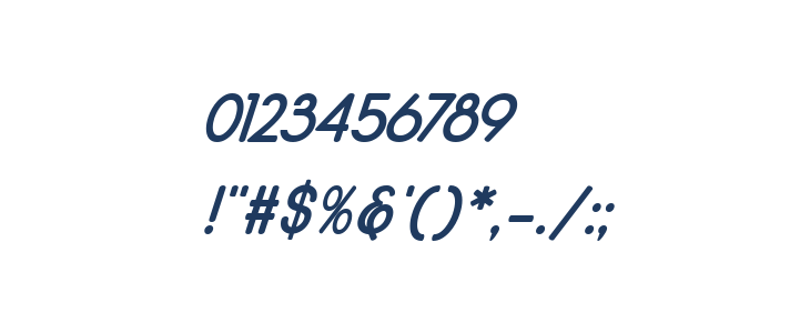 Qualio bold italic Other Characters