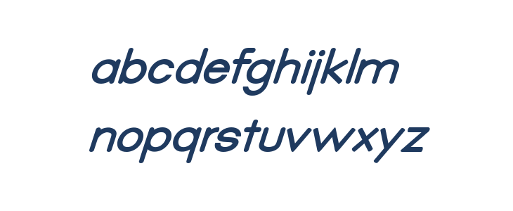 Qualio bold italic Lowercase