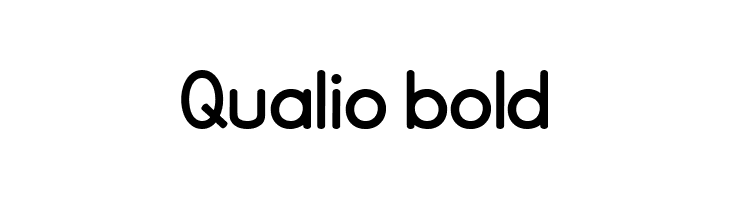 Qualio bold  免费字体下载