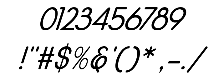 Qualio italic Font OTHER CHARS