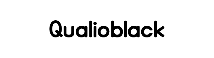 Qualioblack  les polices de caractères gratuit tlcharger
