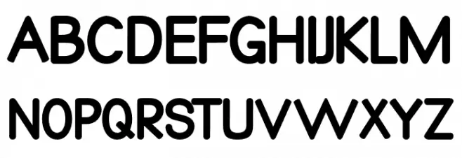 Qualioblack Schriftart Groß