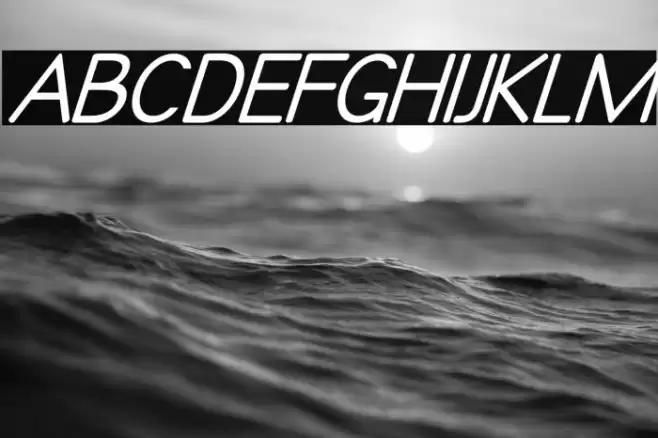 Qualioitalic Font examples