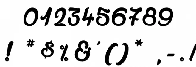 Qualité Deluxe Platinium Font OTHER CHARS