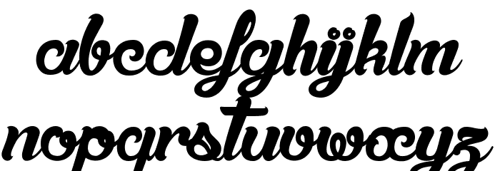 Qualité Deluxe Platinium Font LOWERCASE