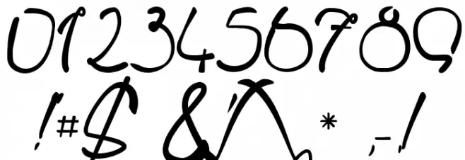 Quality Street Font OTHER CHARS