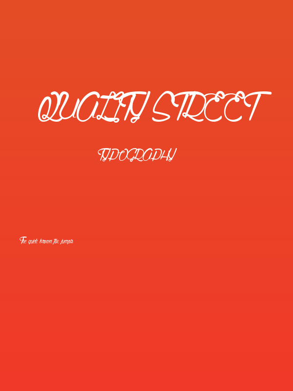 Quality Street Poster