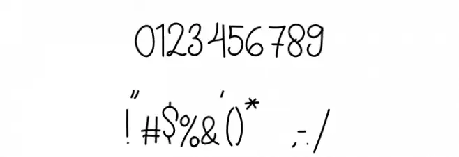 Quality Time Font OTHER CHARS