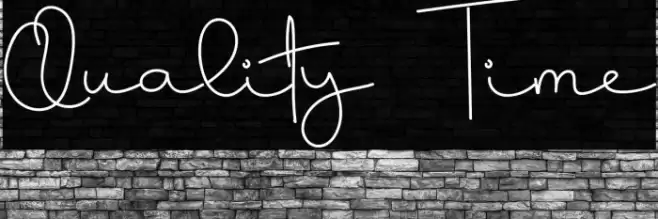 Quality Time Font examples