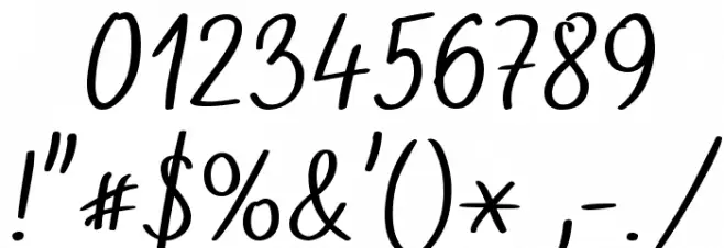 Quality of Life Font OTHER CHARS